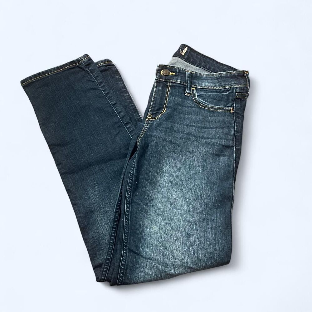 Hollister-co Women's Blue and Navy Jeans